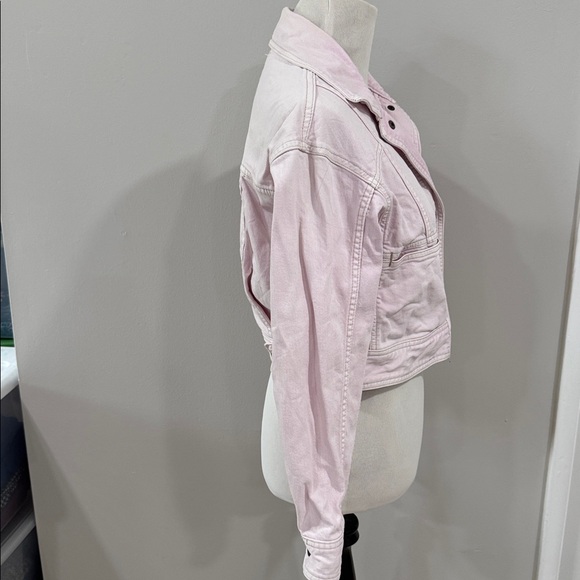 We The Free Light Pink sorbet Star Crossed Jean Jacket - Picture 4 of 6
